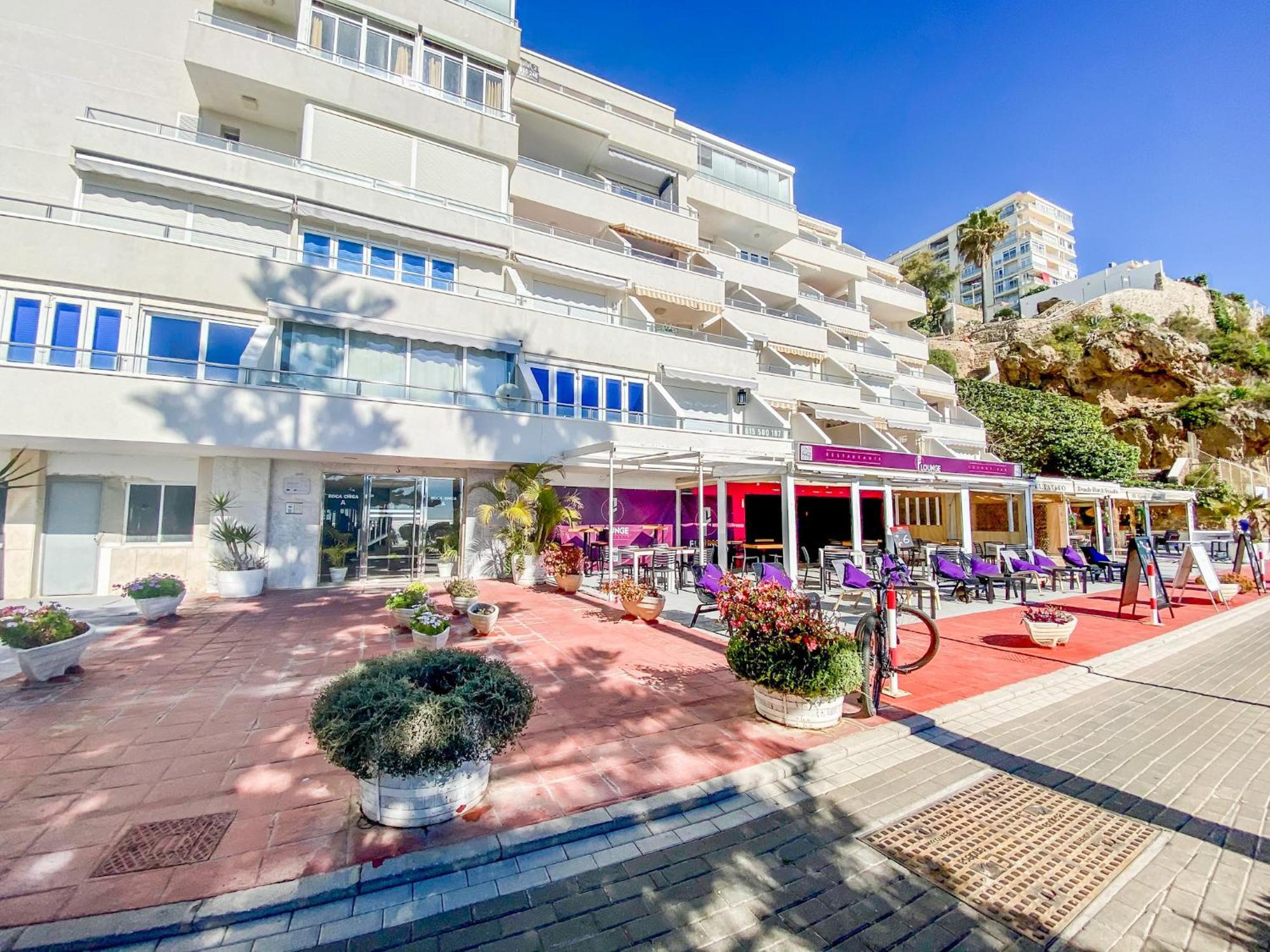 Apartmán Roca Chica - Parking - Frente Playa - Terraza - Wifi - Bajondillo Y Carihuela Torremolinos Exteriér fotografie